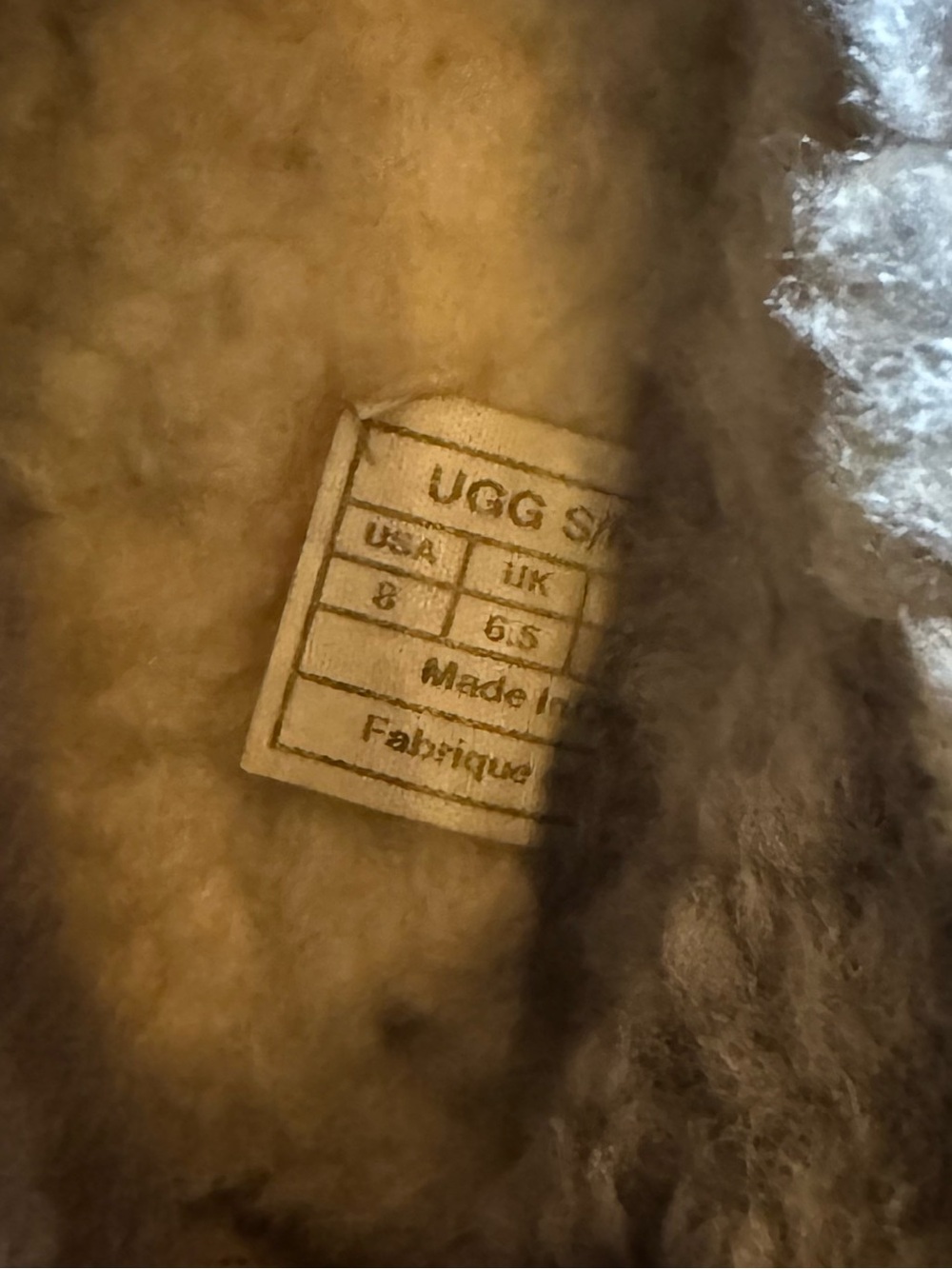 UGG Knit Cozy Gray Fleece-Lined Slipper Flats - Picture 8 of 8